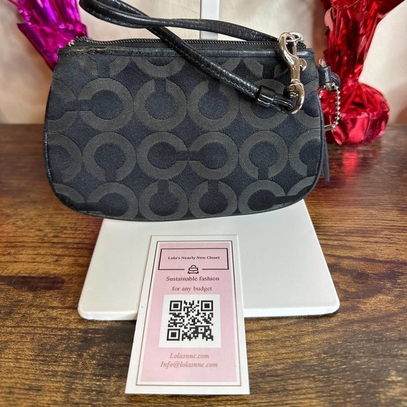 COACH Signature Wristlet - Picture 2 of 4